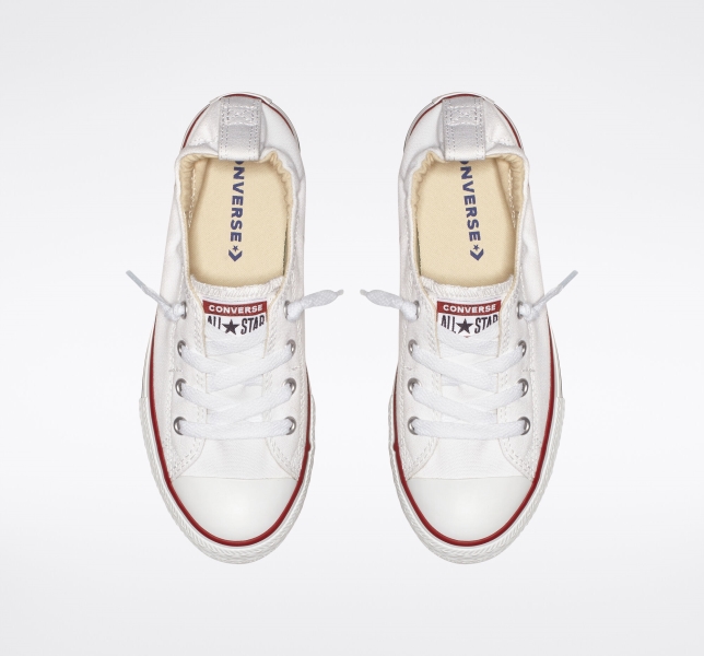 Kids' Converse Chuck Taylor All Star Shoreline Canvas Shoes White | 516-MKBYCL