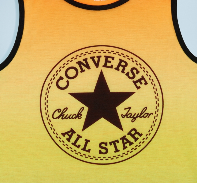 Kids' Converse Ombre Muscle Tanks Orange | 591-ONGDLF