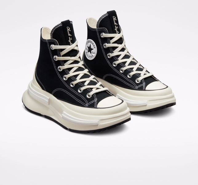 Women's Converse Run Star Legacy CX Platform Shoes Black / White | 706-JXHQOW
