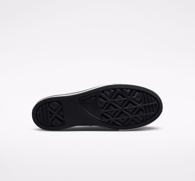 Kids' Converse Chuck Taylor All Star Lift Platform Shoes Black / White / Black | 298-ORWPYA