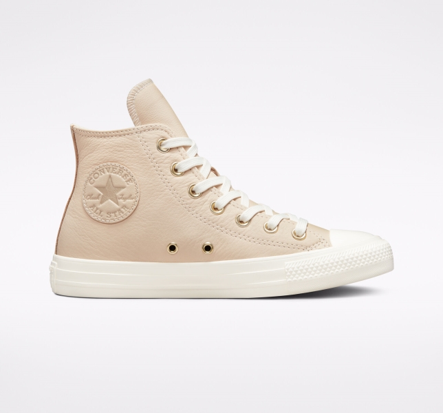 Women's Converse Chuck Taylor All Star Earthy High Tops Light Gold | 930-HEFWZI