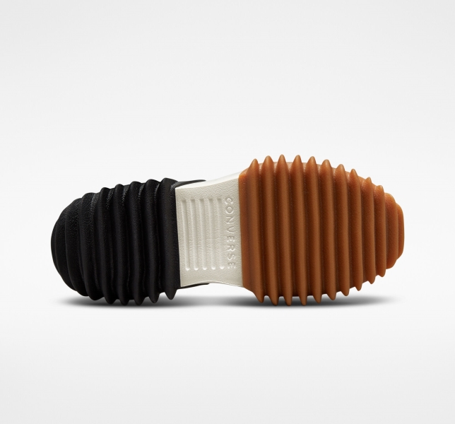 Women's Converse Run Star Motion CX Platform Low Tops Black / White | 938-GIXZOJ