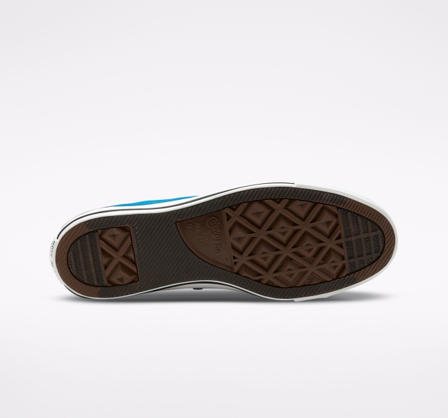 Men's Converse Chuck Taylor All Star Seasonal Canvas Shoes Blue | 574-LFWCDP