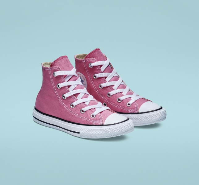 Kids' Converse Chuck Taylor All Star Classic Canvas Shoes Pink | 901-HAEDJS