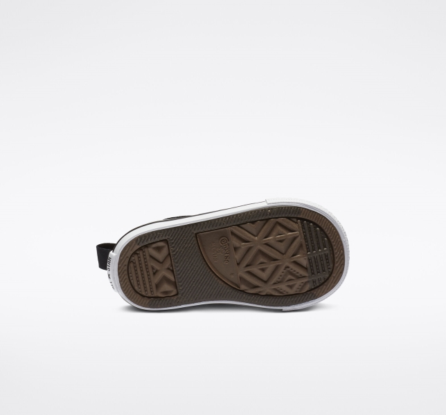 Kids' Converse Chuck Taylor All Star Easy-On Canvas Shoes Black | 435-DTPEHJ