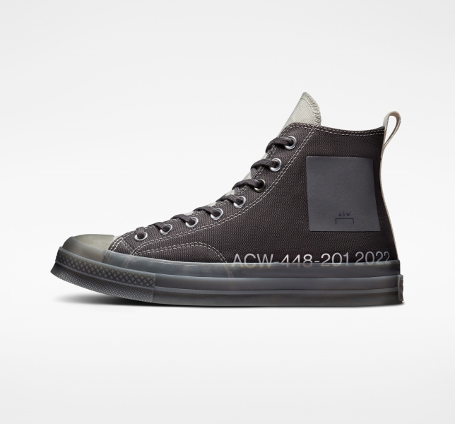 Women's Converse A-COLD-WALL* Chuck 70 High Tops Silver | 536-GDPOXR