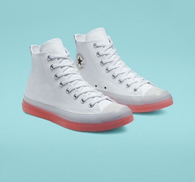 Women's Converse Chuck Taylor All Star CX High Tops White / Mango | 423-ATISJX