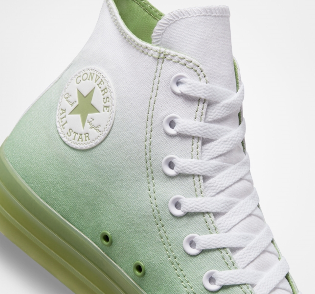 Women's Converse Chuck Taylor All Star CX High Tops Green / White / Green | 764-QKFMDT
