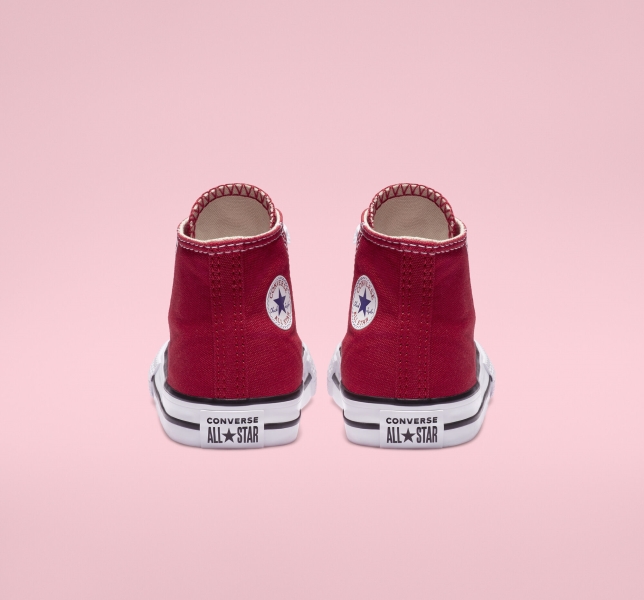 Kids' Converse Chuck Taylor All Star Classic Canvas Shoes Red | 391-WOBNPY