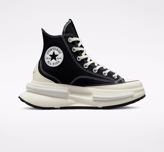 Women's Converse Run Star Legacy CX Platform Shoes Black / White | 406-YSDPRE