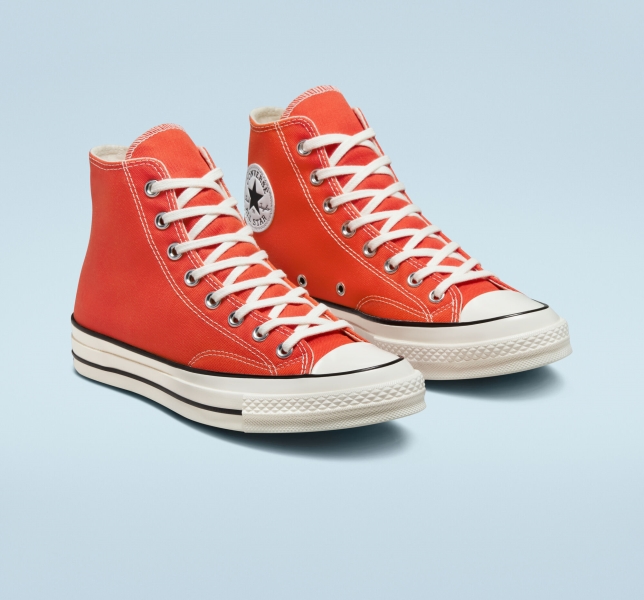 Men's Converse Chuck 70 Seasonal Canvas Shoes Red | 937-IRBZOK