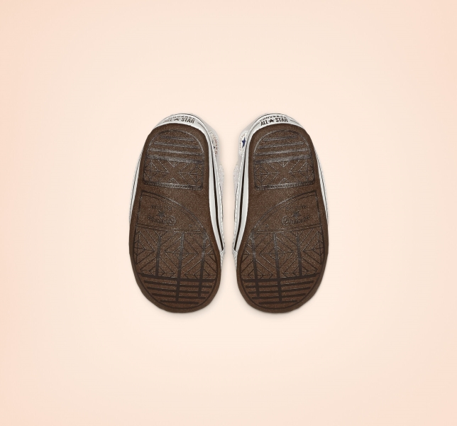 Kids' Converse Chuck Taylor All Star Cribster Easy-On Canvas Shoes White / Beige White / White | 648-YVRZAX