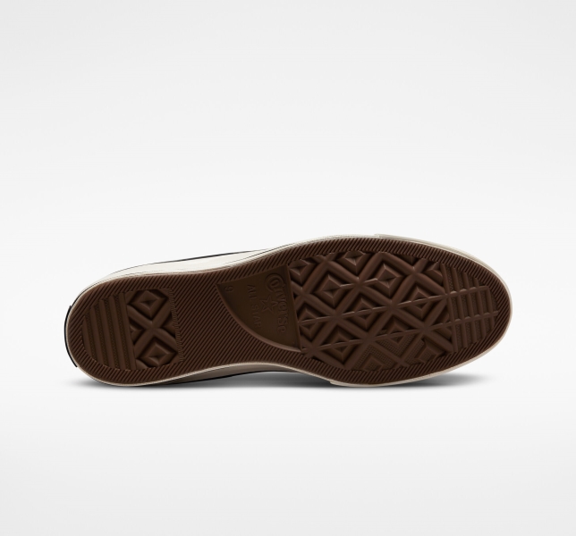 Men's Converse Chuck 70 Tartan Canvas Shoes Black | 958-HBOESR