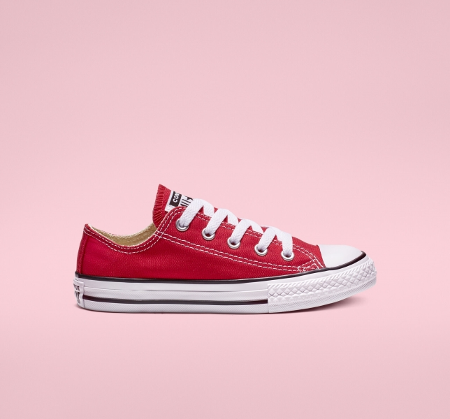 Kids' Converse Chuck Taylor All Star Classic Canvas Shoes Red | 950-GXPEMS