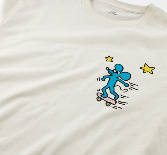 Men's Converse Keith Haring Mouse T Shirts Multicolor | 207-HNSBFK