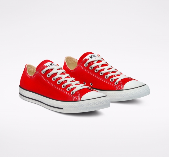 Women's Converse Chuck Taylor All Star Classic Canvas Shoes Red | 079-DJGKMF
