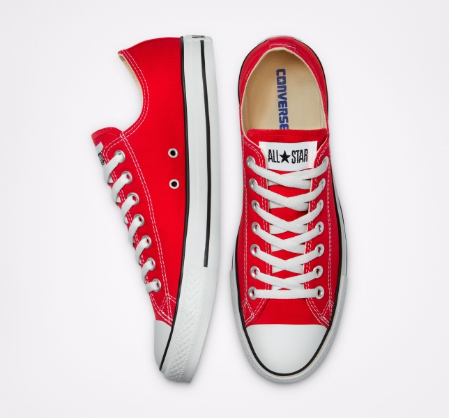 Women's Converse Chuck Taylor All Star Classic Canvas Shoes Red | 079-DJGKMF