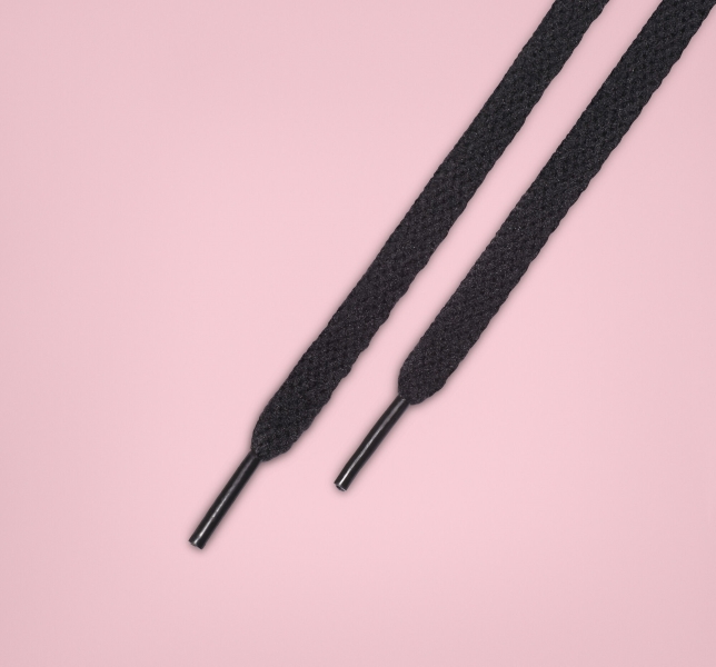 Men's Converse 54 Inch High Top Laces Black | 237-BUXHDF