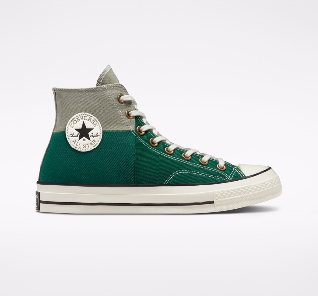 Men's Converse Chuck 70 Colorblocked Canvas Shoes Multicolor | 038-YOZWKI