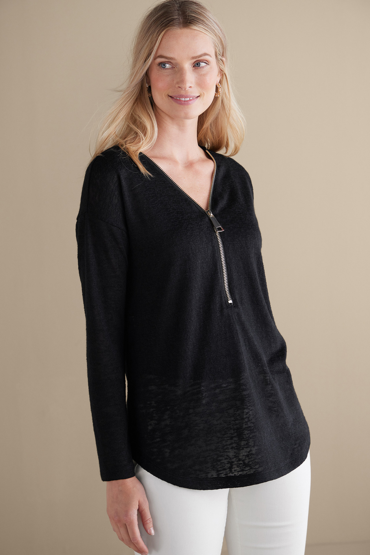 Valentina Zip Sweater