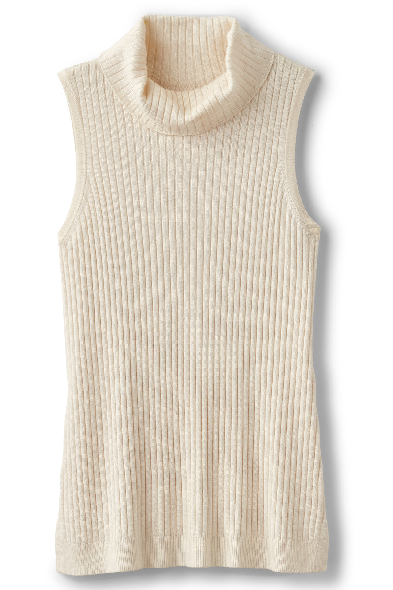 Soft Essential™ Ribbed Turtleneck Tank