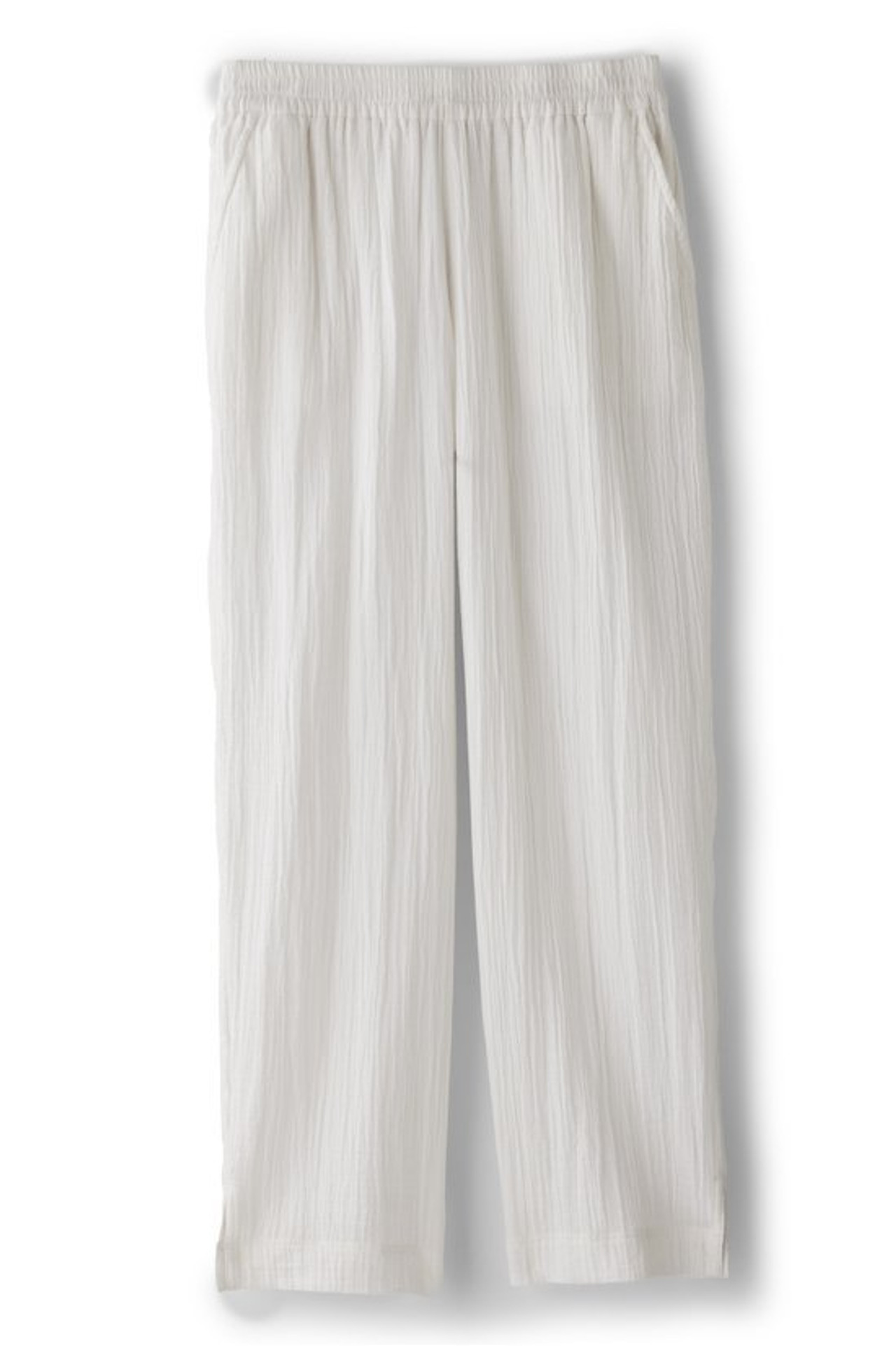 Khulani Straight Leg Gauze Crop Pants