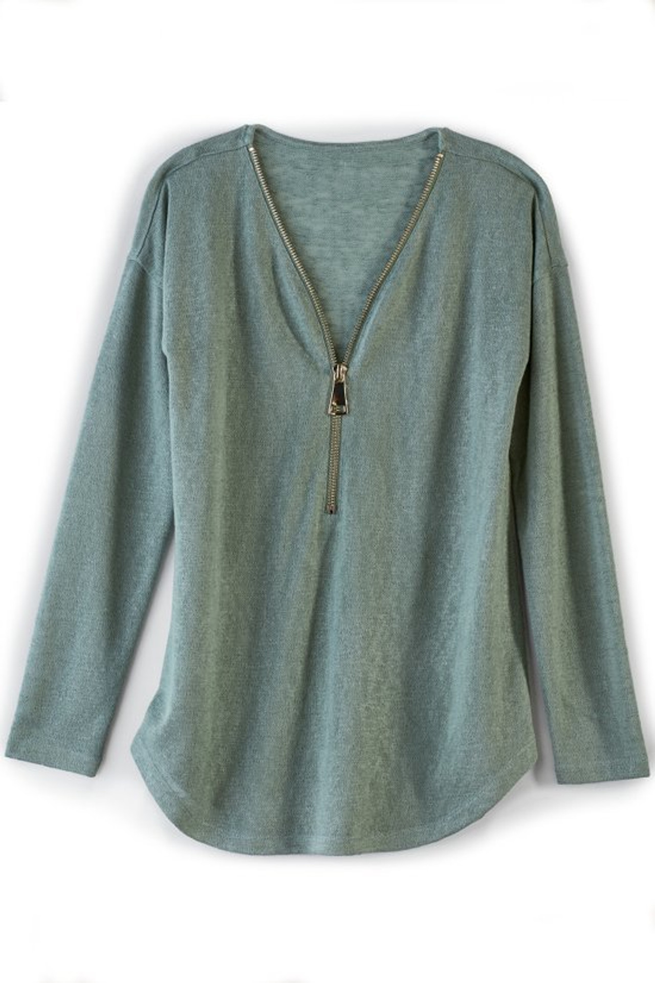 Valentina Zip Sweater