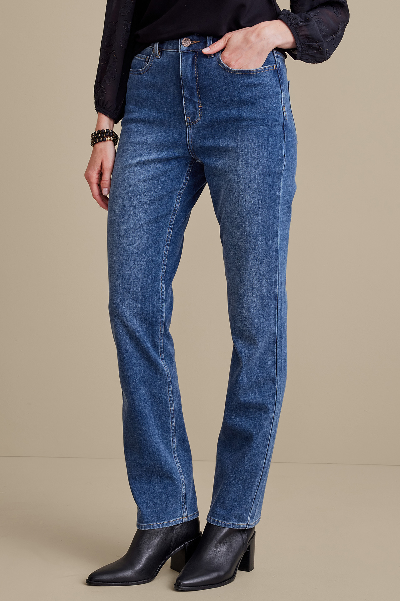 Ultimate Denim Straight Leg Jeans