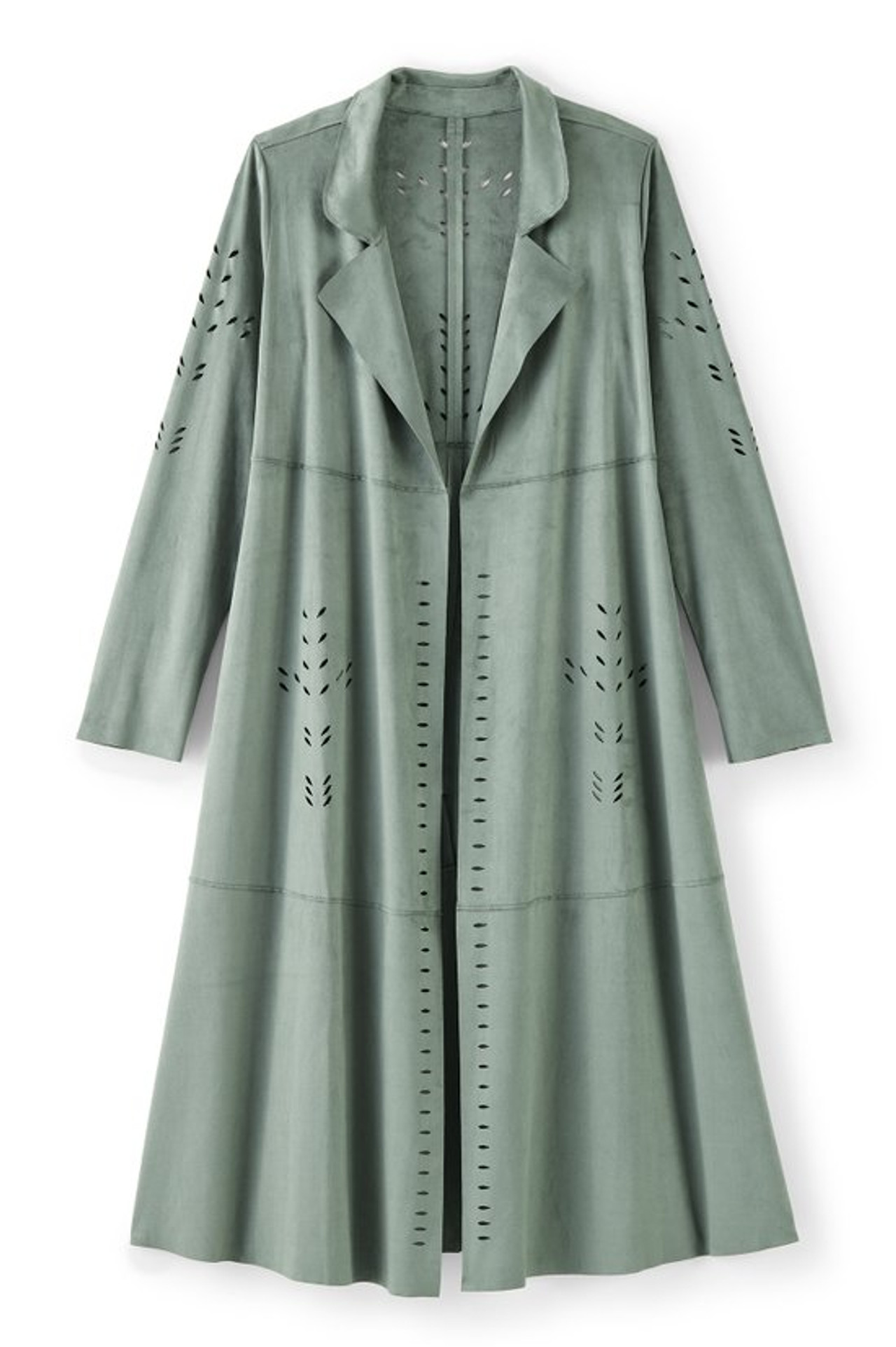 Norine Faux Suede Duster