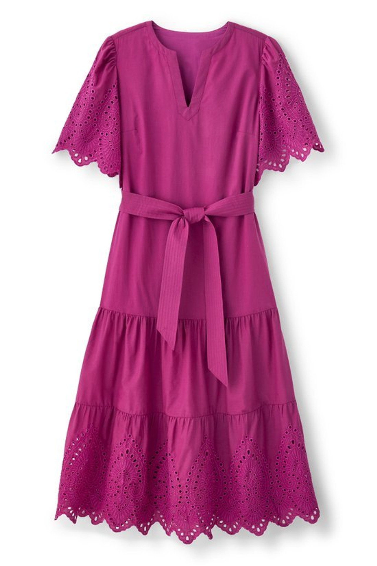 Verena Eyelet Midi Dress