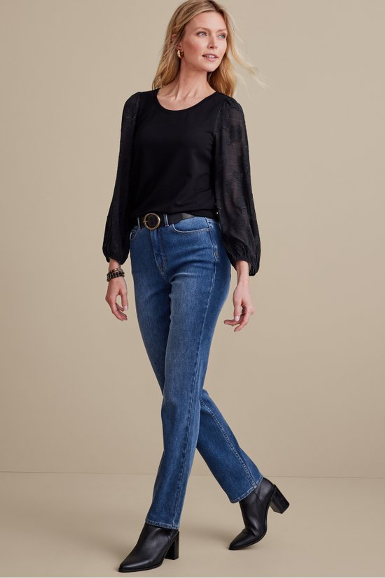 Ultimate Denim Straight Leg Jeans