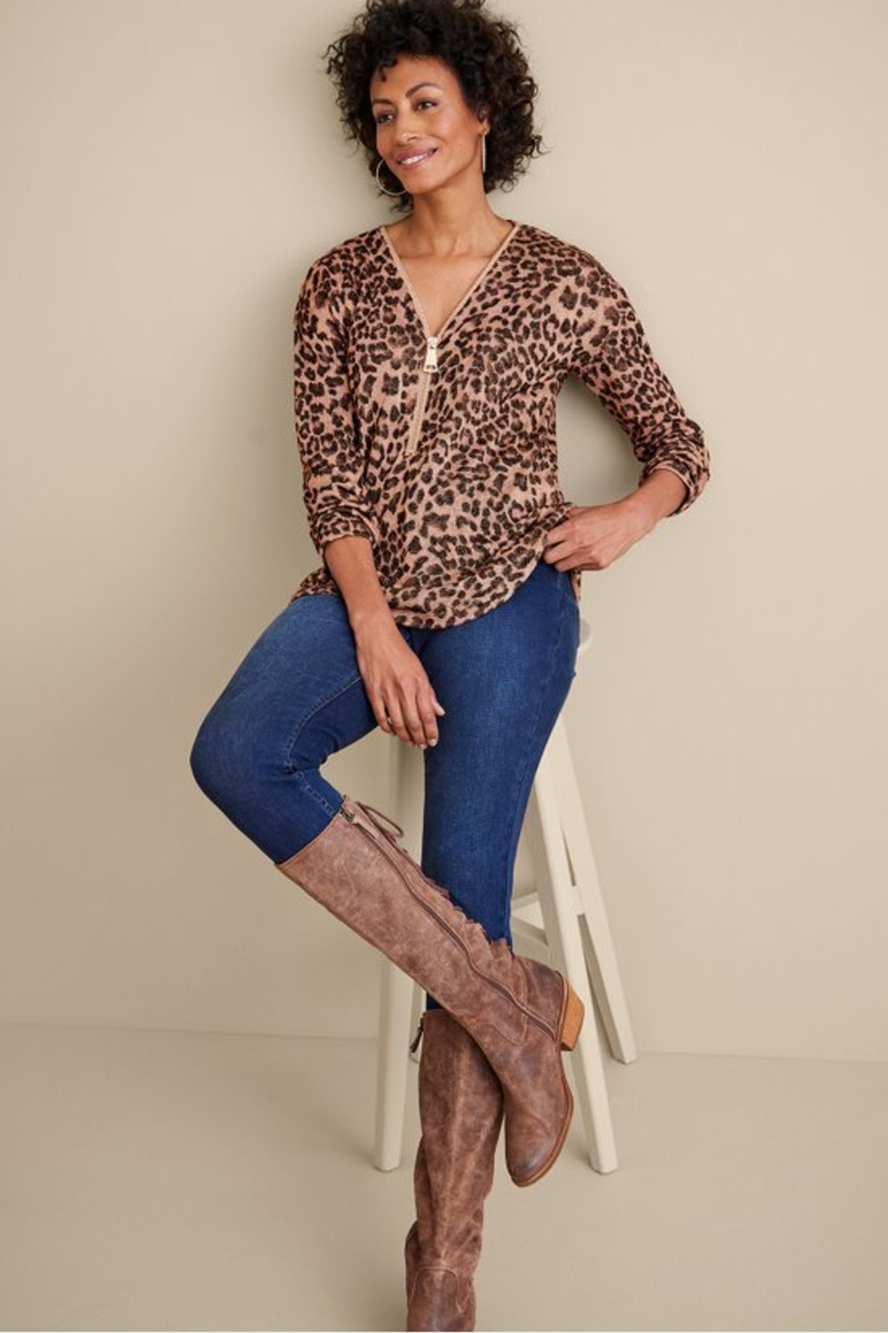 Valentina Zip Sweater