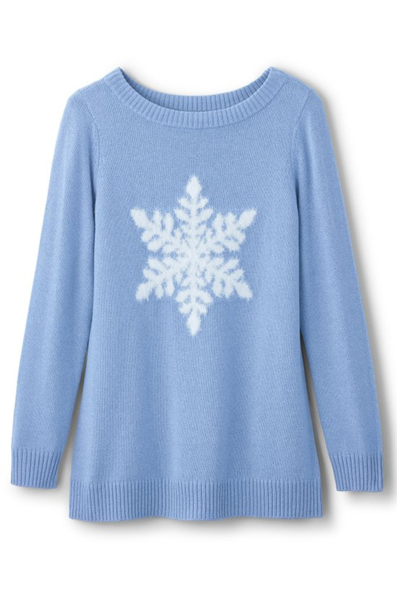 Draya Eyelash Snowflake Sweater