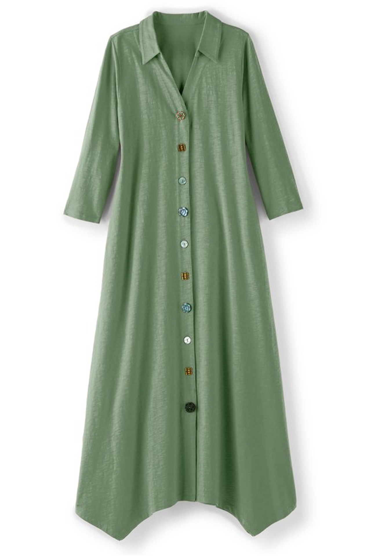 Danielle ¾ Sleeve Maxi Dress