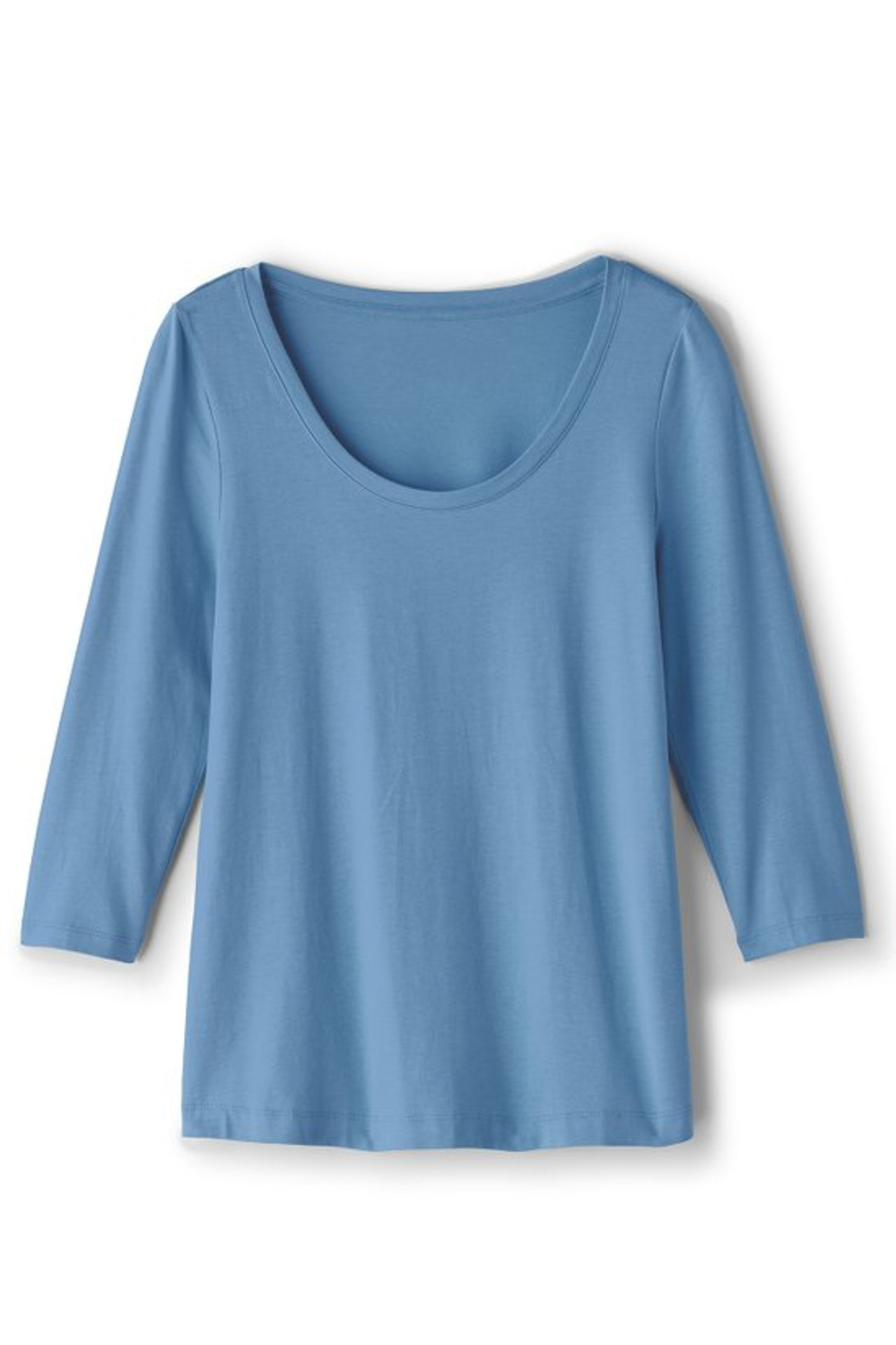 Soft Essential™ Supima® 3/4 Sleeve Tee I