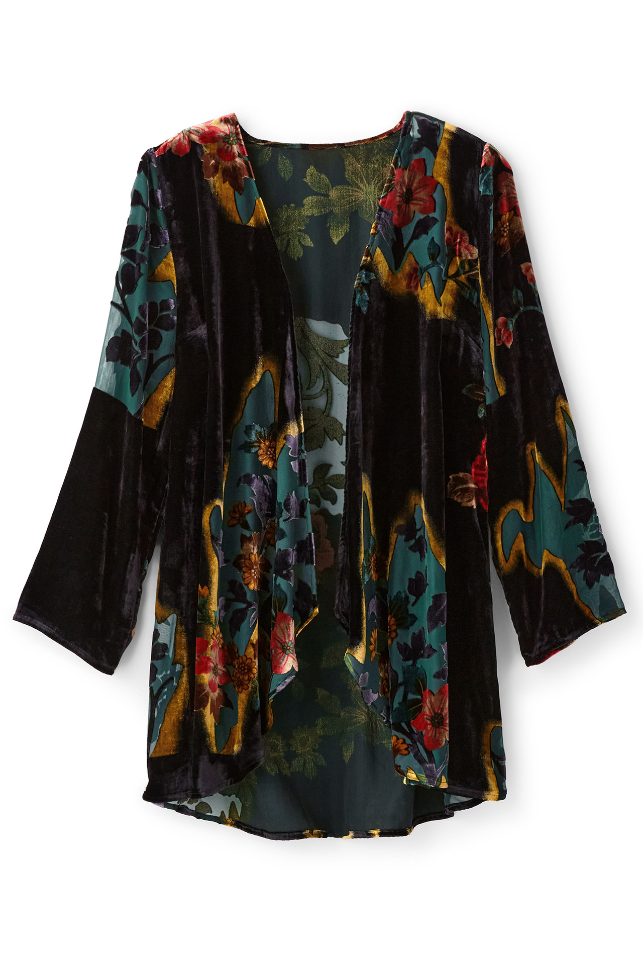 Aaliyah Floral Velvet Topper