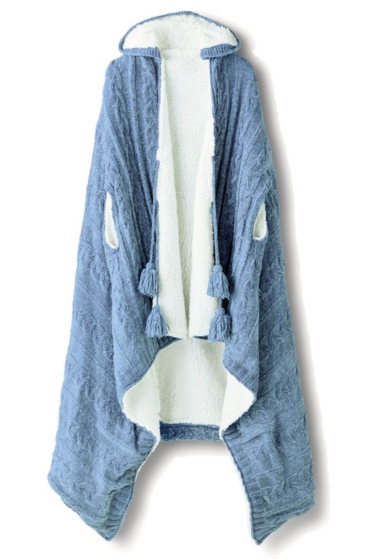 Chenille Sherpa Wearable Throw