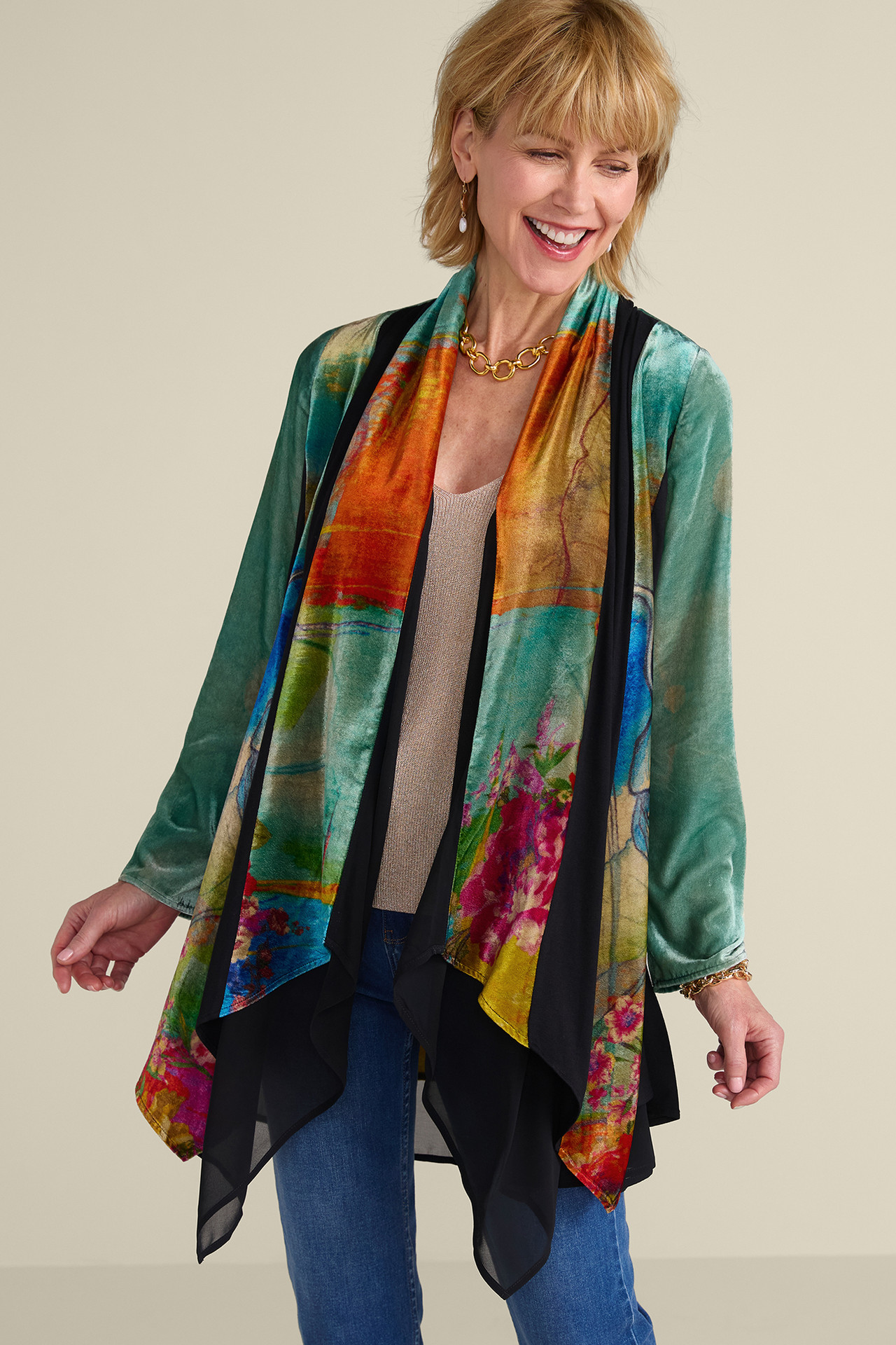 Kalina Velvet Kimono