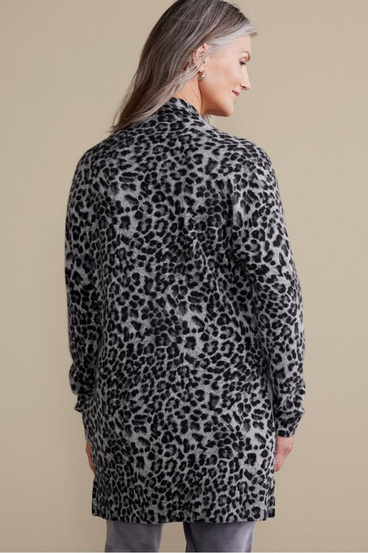 Sibyl Cashmere Printed Cardigan