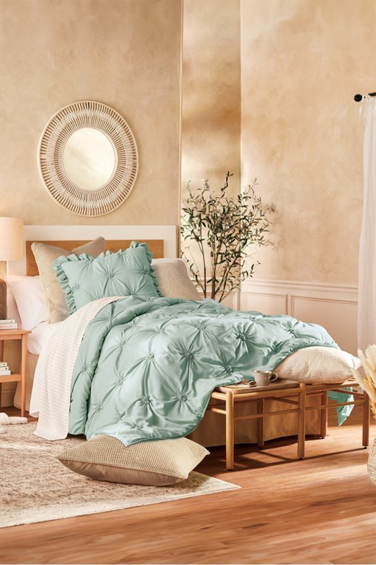 Raw Silk Woven Euro Sham