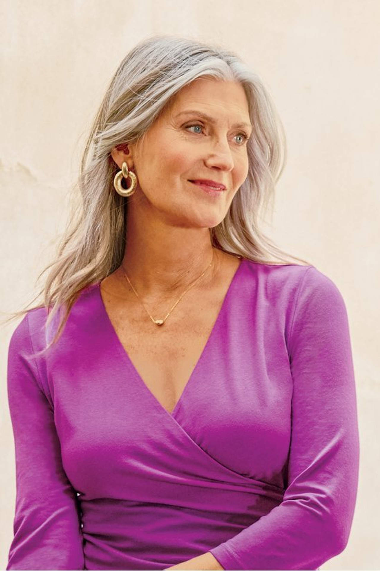 Cara Hammered Hoop Earrings