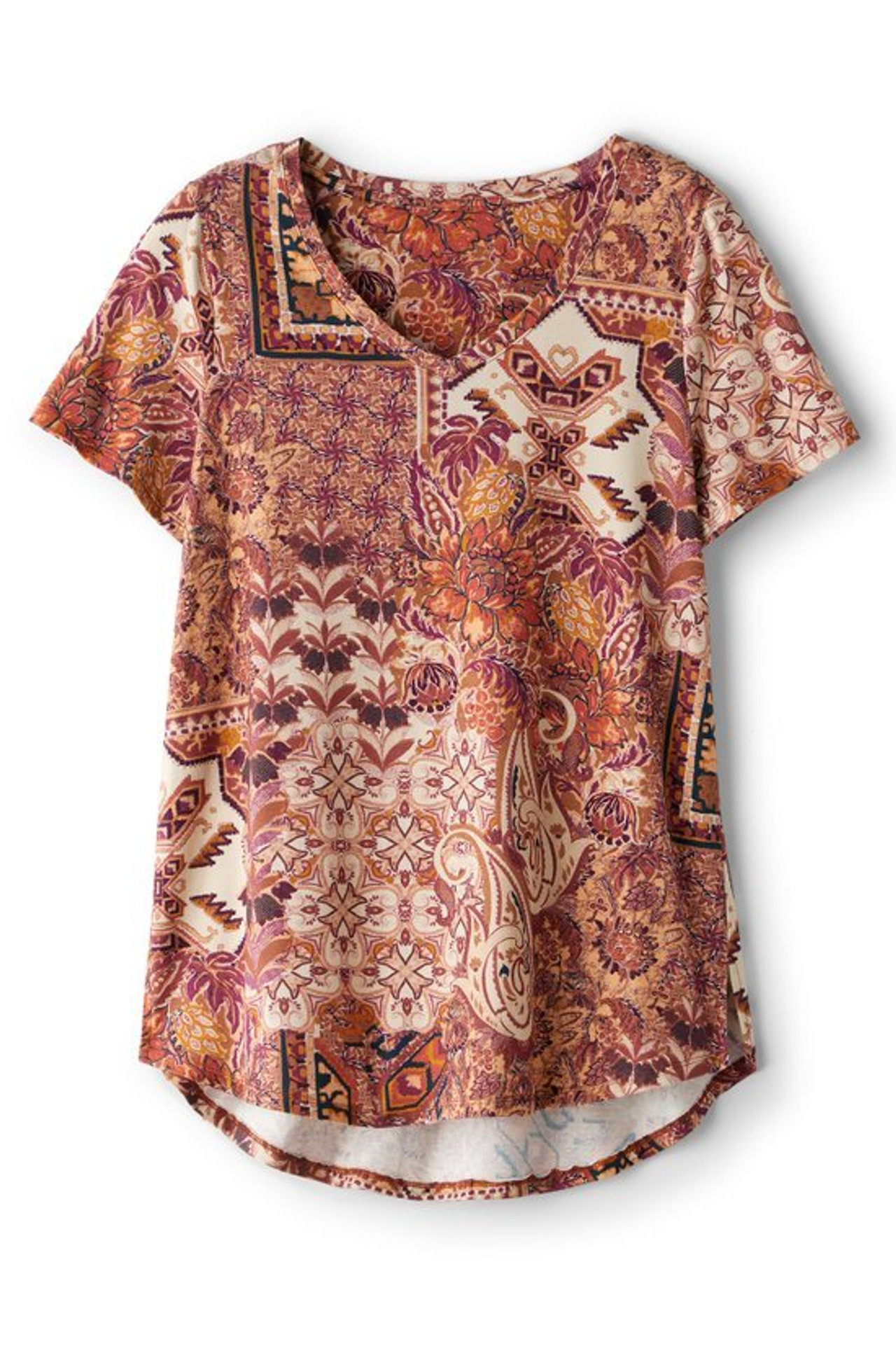 Soft Essential™ Supima® Isabel Short Sleeve Tunic