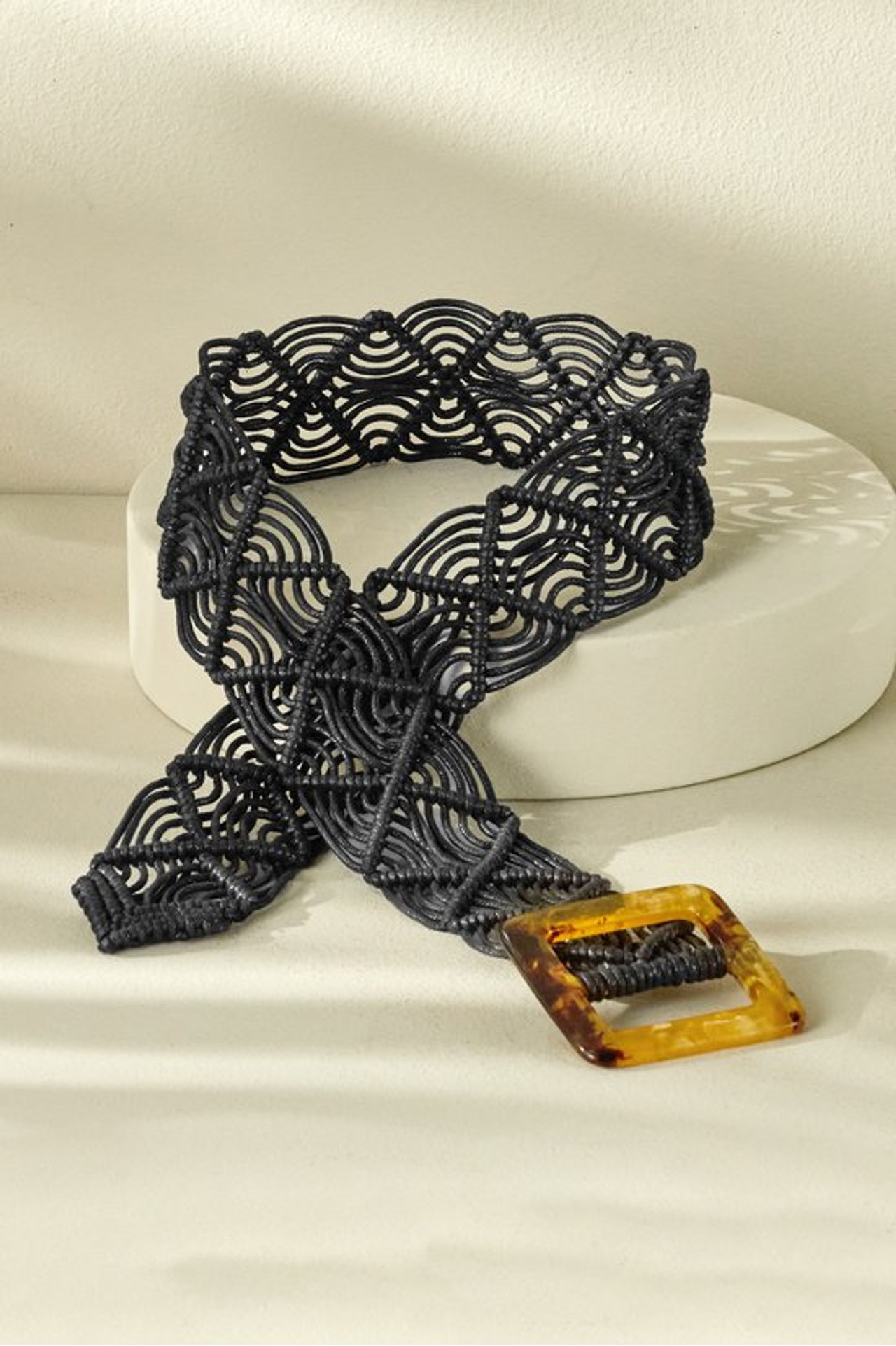 Marcella Woven Cord Belt