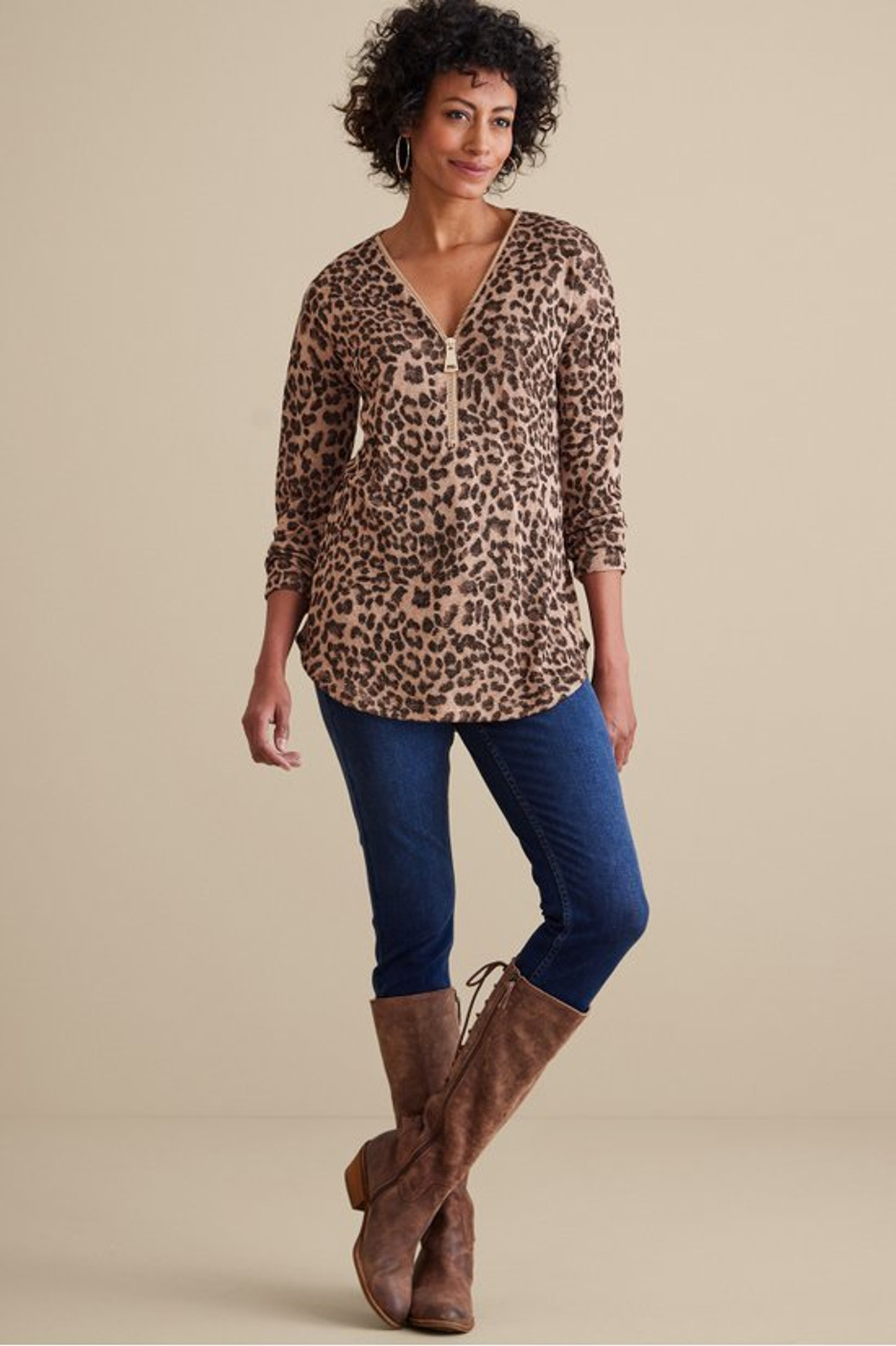 Valentina Zip Sweater