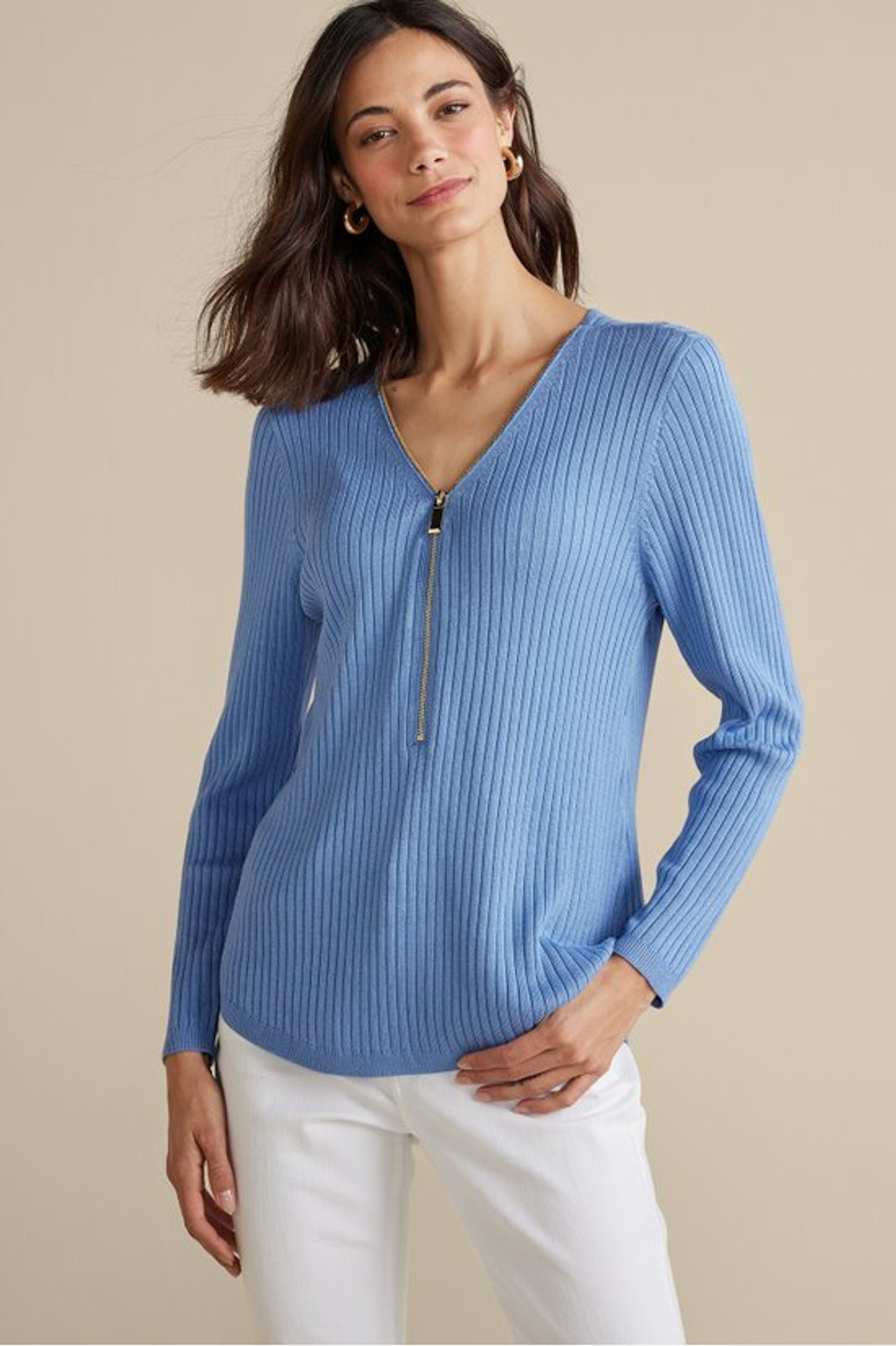 Soft Essential™ Ribbed Valentina Sweater
