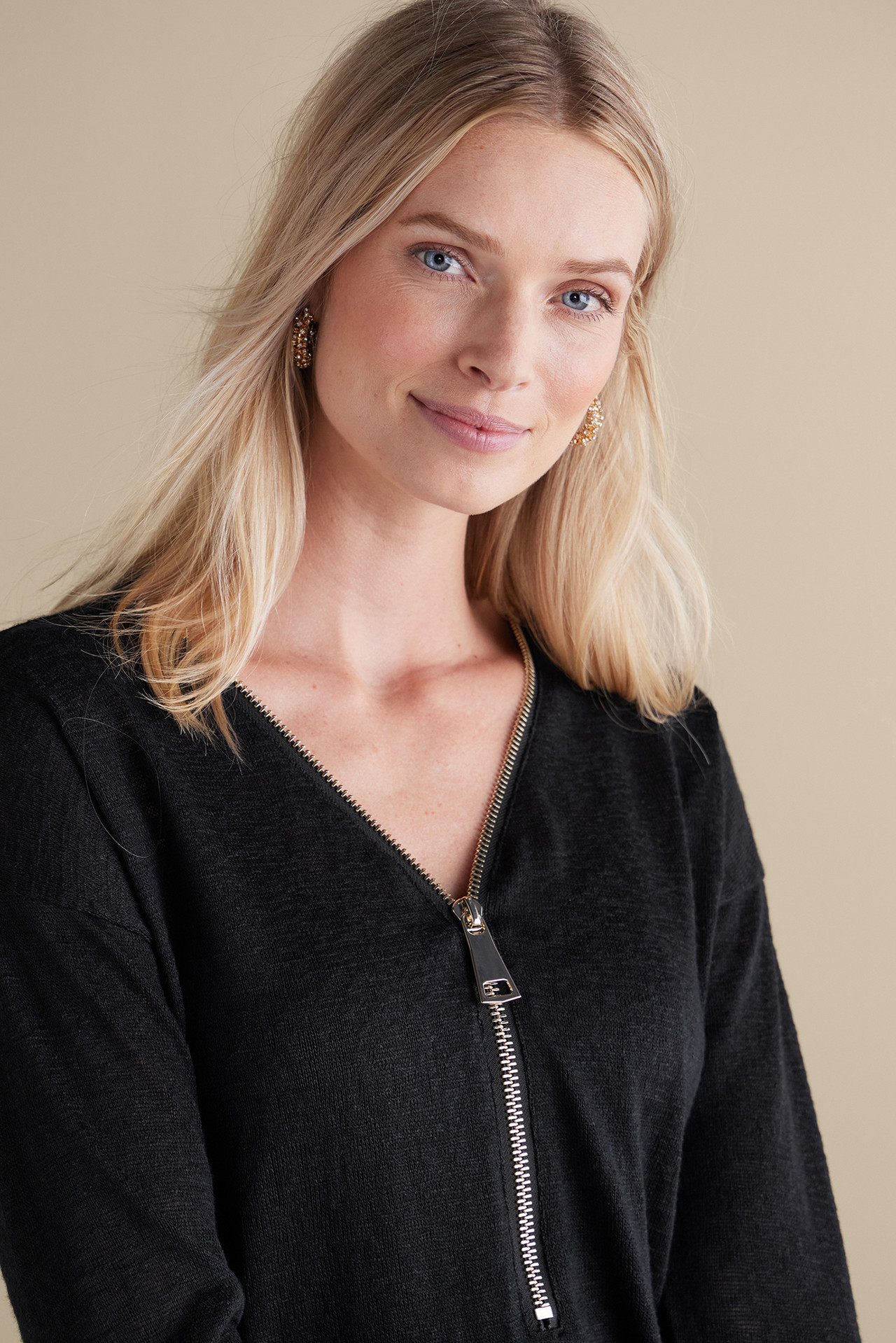 Valentina Zip Sweater