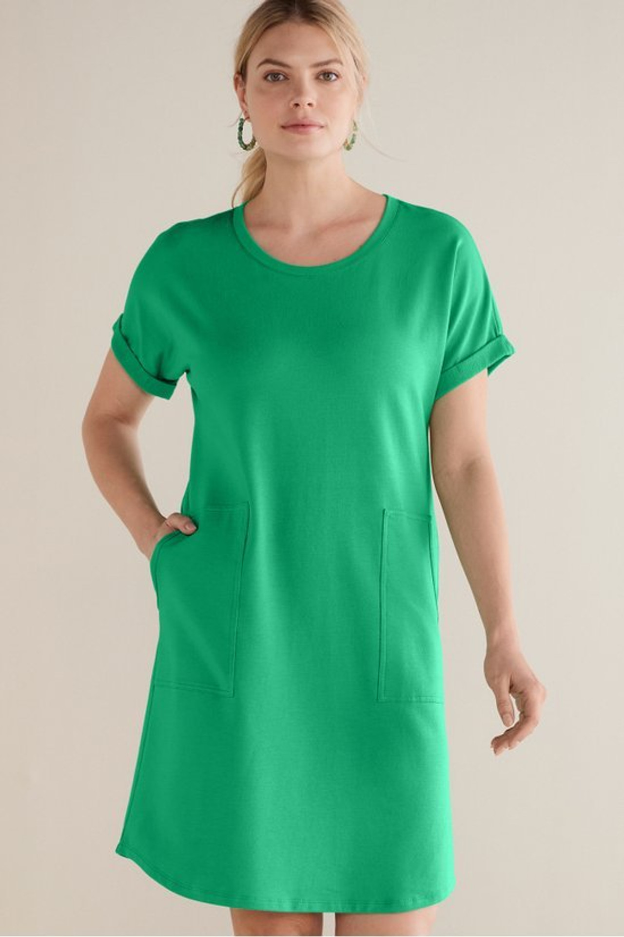 Fina French Terry Short Dress