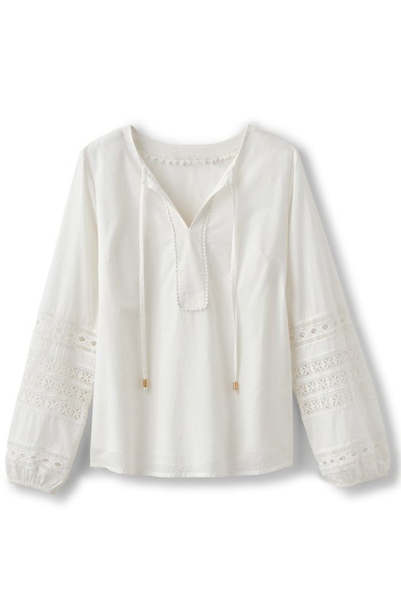 Prospera Lace Trim Top