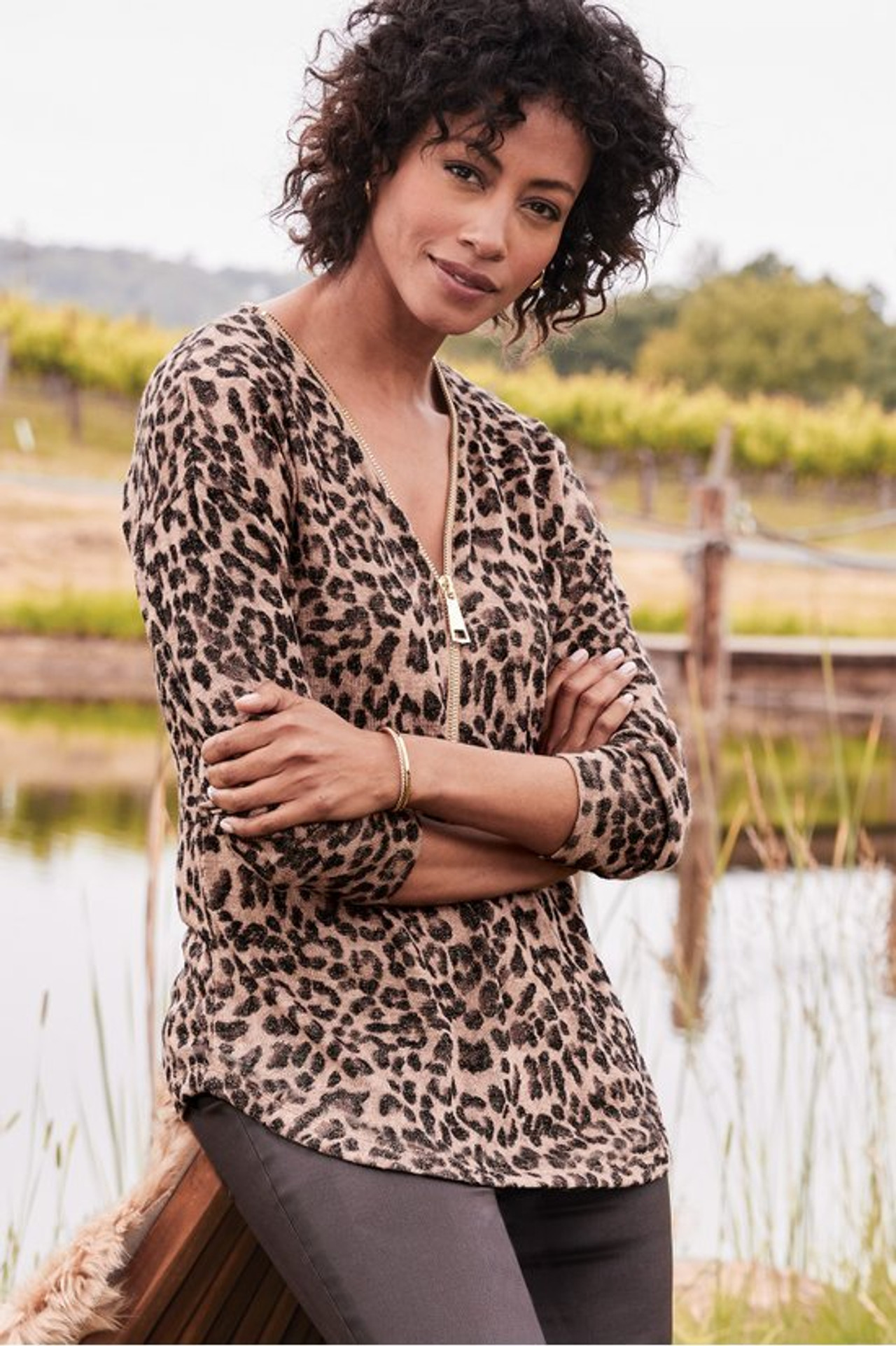 Valentina Zip Sweater