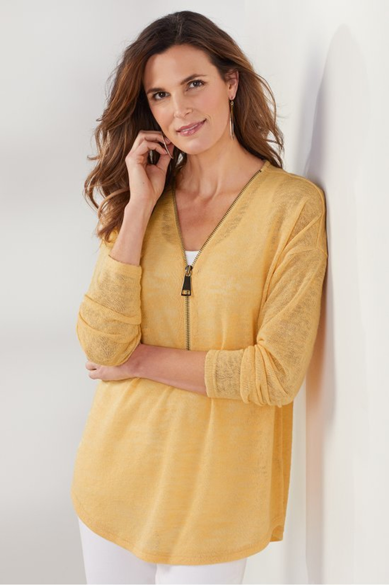 Valentina Zip Sweater